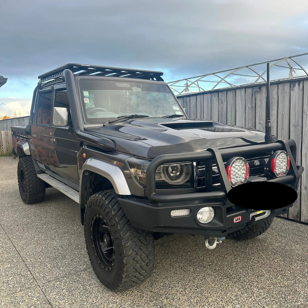 LandCruiser 70 Series Stainless Steel Snorkel Tough Trucks