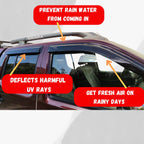 Nissan Navara D40 Window Visors Monsoons, Tough Trucks