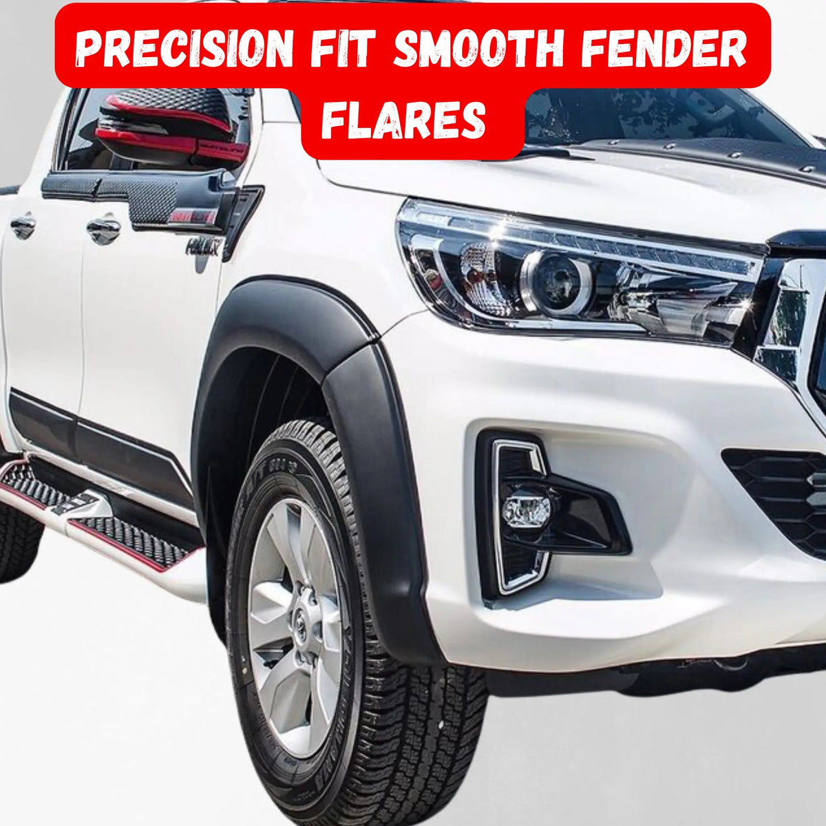 Toyota Hilux Fender Flares 2018-2020, Tough Trucks