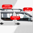 Nissan Navara D40 Window Visors/Monsoons Tough Trucks
