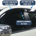 Mitsubishi Triton Window Visors Monsoons 2006-2014, Tough Trucks