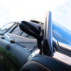 Toyota Hilux N80 Premium stainless steel snorkel, side profile