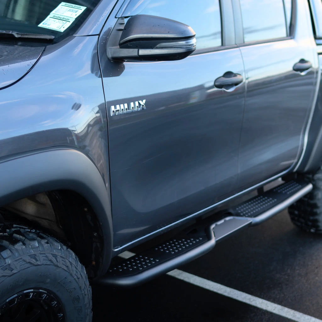 Toyota Hilux N80 Heavy Duty Running Boards, Tough Trucks