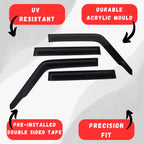 Landcruiser 70 Series Window Visors/Monsoons Tough Trucks